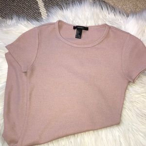 Dusty mauve T-shirt bodysuit